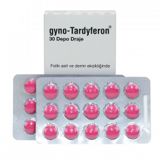 Гино-Тардиферон (Gyno-Tardyferon) таб п/о 80 0,35мг №30