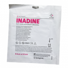 Инадин повязка на рану стер. атравматическая антибактериальная 9,5см*9,5см №1