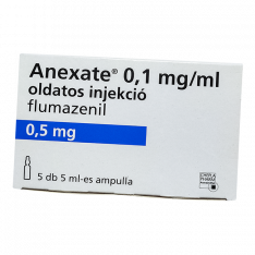 Анексат 0,1мг/мл 5мл (0,5мг/5мл) амп. №5