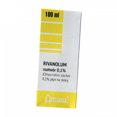Риванол раствор ИМПОРТ Евросоюз 0,1% фл. 100мл