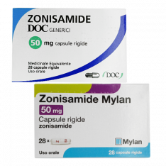 Зонисамид 50 мг Mylan Италия капс. №28